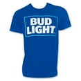 thumbnail image 1 of Bud Light 37345-Small Bud Light New Logo Mens Royal Blue T-Shirt - Small, 1 of 1