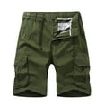 thumbnail image 2 of cllios Cargo Shorts for Men Big and Tall with Multi Pockets Outdoor Tactical Work Shorts Running Athletic Shorts Fathers Day Gifts Army Green,M, 2 of 3