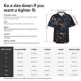 thumbnail image 6 of Lsque Elegant Gold Scrollwork pattern Hawaiian Shirt for Men, Unisex Summer Beach Casual Short Sleeve Button Down Shirts-X-Large, 6 of 9