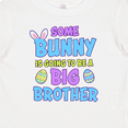 thumbnail image 4 of Inktastic Some Bunny is Going to Be a Big Brother with Bunny Ears and Eggs Boys Baby T-Shirt, 4 of 5
