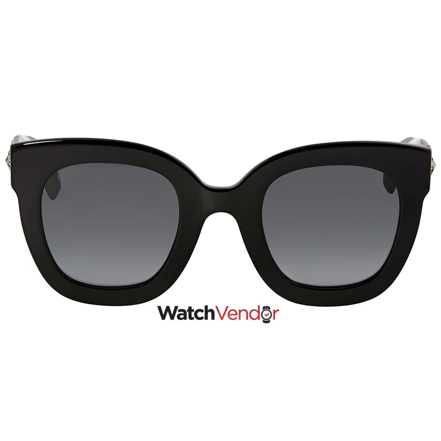 Gucci Grey Square Sunglasses GG0208S 001 49 Walmart