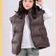 thumbnail image 4 of Cowsor Kids Puffer Vest - Full Zip Midweight Thick Insulated Sleeveless Jacket for Kids - Outdoor Quilted Puffer Winter Vest, 4 of 7