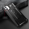 thumbnail image 6 of Dexnor for iPhone 11 Case, [Built in Screen Protector and Kickstand] Heavy Duty Military Grade Protection Shockproof Protective Cover for iPhone 11, 6.1 inch, Black, 6 of 6