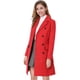 thumbnail image 1 of Abrigo De TrincheGabardiDoble HileDe Botones SolaCon Muescas PaMujer Rojo XL, 1 of 7