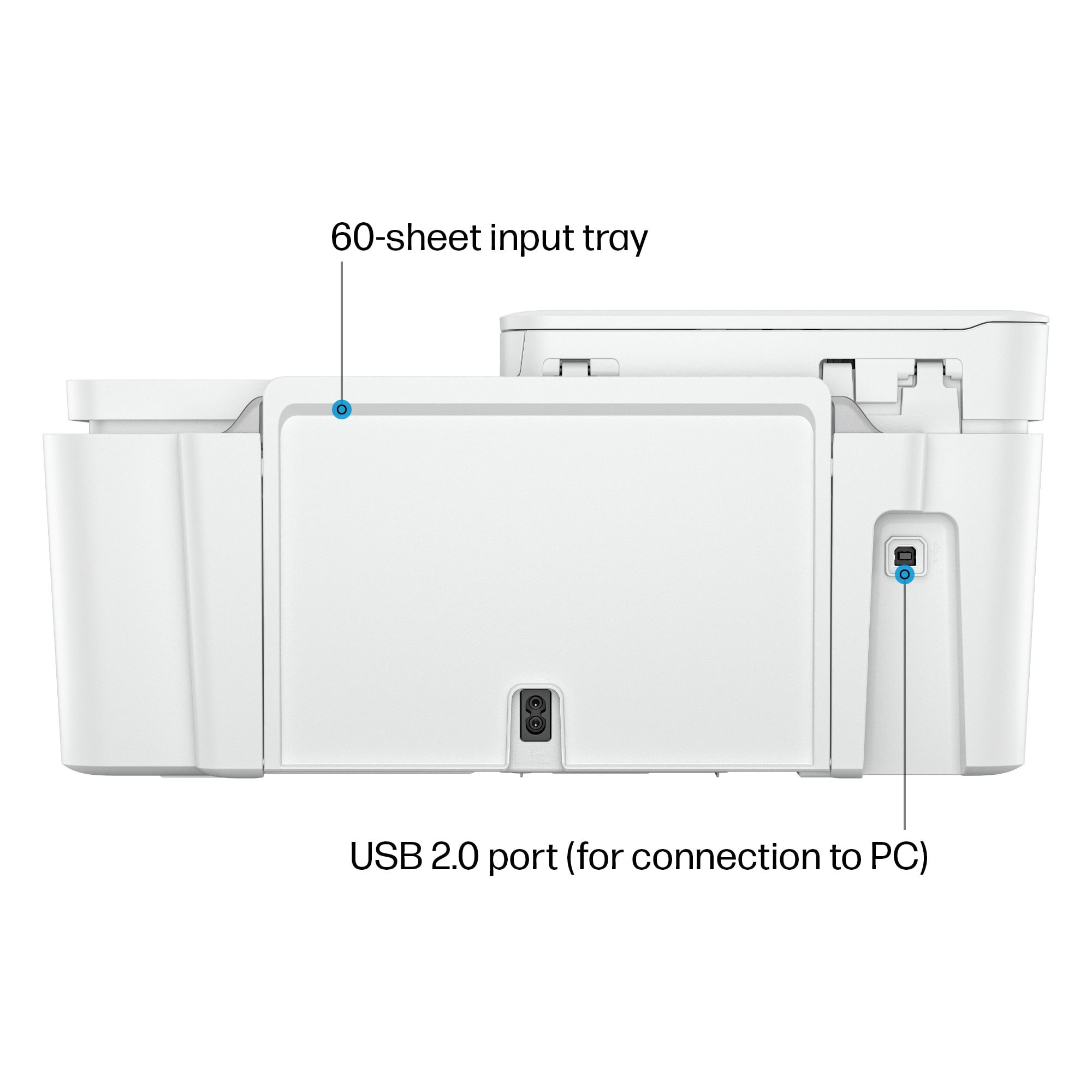 HP DeskJet 4252e Wireless All-in-One Color Inkjet Printer (White), Scanner, Copier, 3 months Free Instant Ink