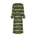 thumbnail image 4 of Long Sleeve Dress,Long Dress for Women Summer,Womens Fashion Printed Casual Long Sleeve V-Neck Dress,3/4 Sleeve Dress for Women,Dress for Women Casual Summer, 4 of 5