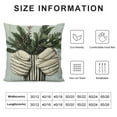 thumbnail image 5 of SHERONV Grey Christmas Strips Pillow Covers Snowflake Christmas Tree Truck Sleigh Gift Wreath Throw Pillow Cases Hello Winter Holiday Outdoor Cushion Covers Farmhouse Christmas Decorations 22x22in, 5 of 5