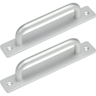 Prime-Line Sliding Closet Door Pulls - 2 Inch Brass Round Finger Pulls, 2 Pack