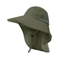 thumbnail image 3 of Sombrero de cubo Visera Ligero Impermeable Pescador Gorras de pesca plegables Sombrero de protección solar para exteriores Senderismo Escalada Estilo, 3 of 8