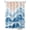 Lake Blue, variant on Shower Curtain Grey Ocean Waves Shower Curtains for Bathroom, Waterproof Polyester Shower Curtain Set with Hooks, Standard Size 72" x 72" Beach Ombre