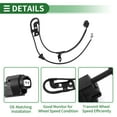 thumbnail image 4 of Unique Bargains ABS Wheel Speed Senor ABS Sensor Anti-lock Braking System Sensor for Toyota Camry Avalon 2010-2013 Rear Right, 4 of 7