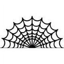Custom Wall Decal Spider Web - Kids Boys Bedroom Home Decor Sticker - Vinyl Wall Size 12x20 inches