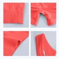 thumbnail image 7 of IWRICH Women's High Waist Workout Yoga Shorts Gym Seamless Cycling Scrunch Shorts Lifting Breathable Soft Comfy Activewear Watermelon Red XL, 7 of 7