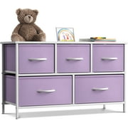 Sorbus 5-Drawer Dresser, Medium-Density Fibreboard