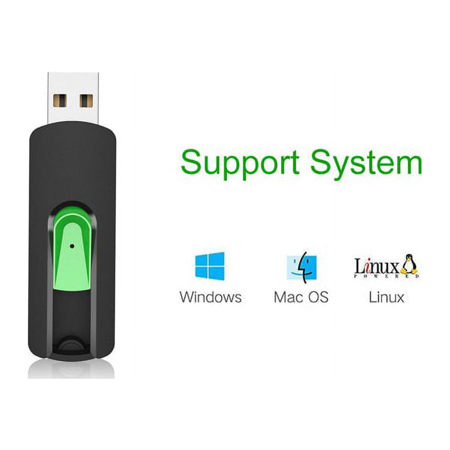2 Pack 128 GB USB Flash Drive KOOTION Memory Stick Retractable for Laptop Data Storage Backup
