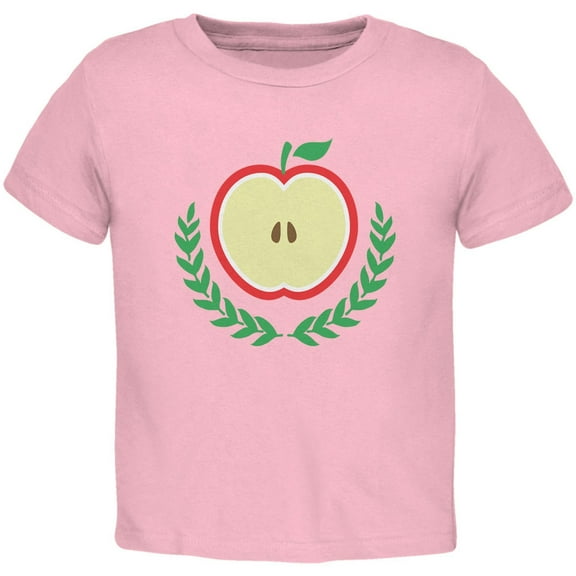 Baby Shower Theme Apple of My Eye Light Pink Toddler T-Shirt - 3T