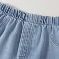 thumbnail image 4 of WRTFVZA Girls Jean Shorts Size 9-10 Years Toddler Girl's Ripped Jeans Distressed Denim Shorts with Pockets, 4 of 5