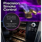 GE Appliances Profile Wood Pellet Food Smoker with Active Smoke Filtration and Precision Smoke Control