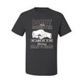 thumbnail image 2 of Wild Bobby,Daddy and Daughter Always Heart to Heart Daddys Girl Father Gift, Father's Day, Men Graphic Tees, Charcoal, X-Large, 2 of 3