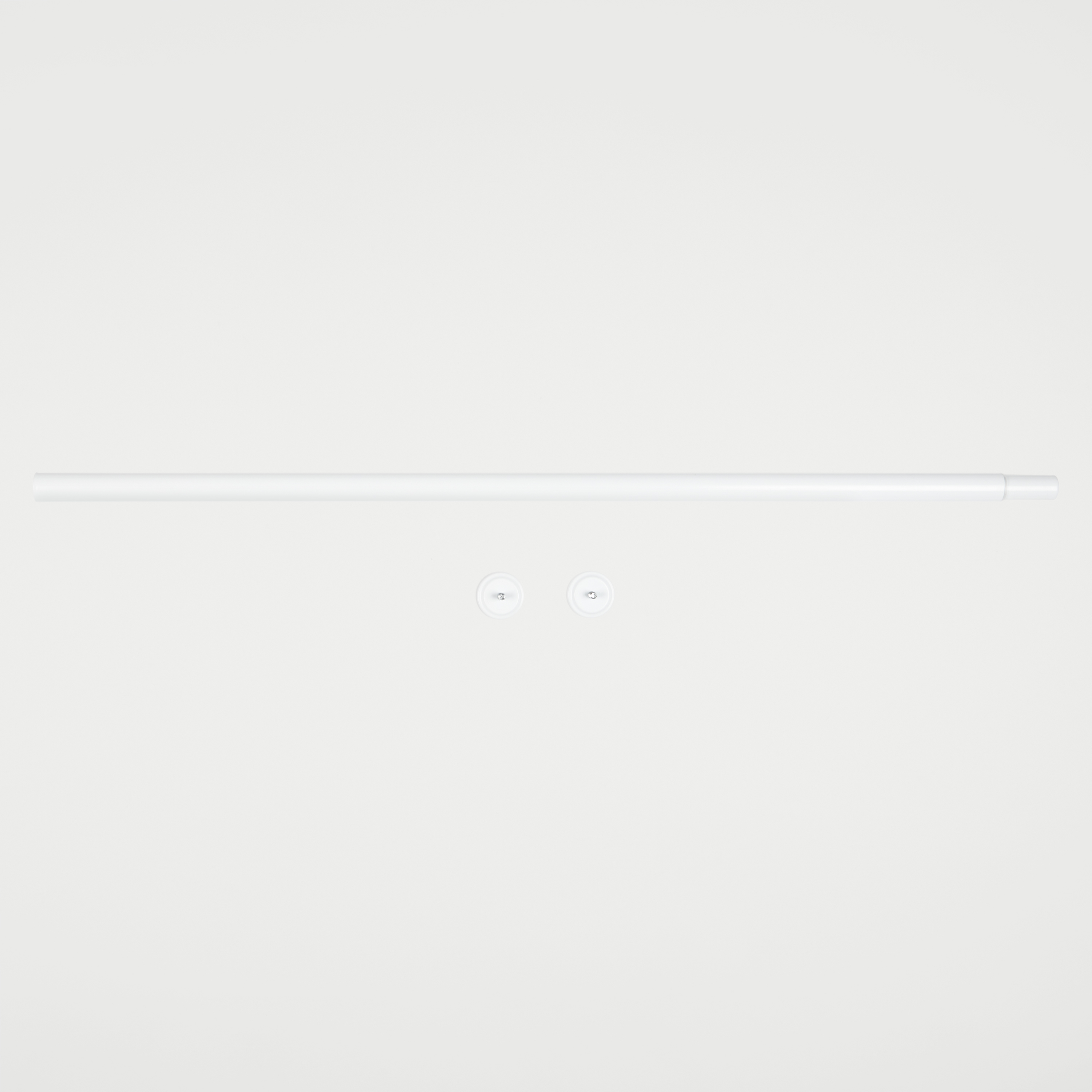 Exclusive Home Tension Rod, White, Adjustable 24"-40"
