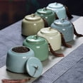 thumbnail image 5 of Ceramic Tea Canister With Airtight Lid Storage Container Tins For Tea, Coffee, Nuts, Spice, Sugar, 5 of 5