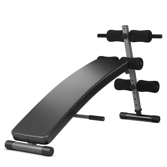 Costway Adjustable Arc-Shaped Decline Sit up Slant Bench Crunch Board Fitness Workout
