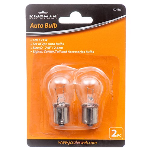 New 350814 Kingman Auto Tail Light Bulb 2Pc (24Pack) Accessories Cheap