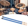 thumbnail image 4 of Drum Brush, Drums Stick Brushes Pretty Design  For Playing Blue, 4 of 8