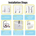 thumbnail image 4 of teytoy Baby Crib Mobile Unisexbaby, Nursery Baby Mobile for Crib, High Contrast Black & White for Girls Boys 0-24 Months Infant Newborn Montessori Portable Cot Mobile Decor Hanging Rotating Plush Toys, 4 of 6