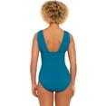 thumbnail image 4 of Time and Tru Women's and Women's Plus Plunge One Piece Swimsuit, Sizes XS-3X, 4 of 5