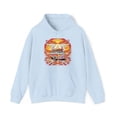 thumbnail image 2 of Hippie Bus Graphic Hoodie Unisex Heavy Blend Hooded Sweatshirt 60s 70s, 2 of 9