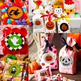 thumbnail image 4 of BESTZY 480pcs Halloween Sealing Sticker Ghost Pumpkin Stickers Adhesive Label Stickers Round Sealing Decals Candy Bag Sheet Scratch and Sniff Stickers for Kids (40 Sheets ), 4 of 8