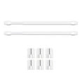 thumbnail image 4 of Baohd 2 Pieces Adjustable Curtain Rod Extendable Bars Pole Without Drilling Hanging Rods Self Adhesive for Home Bathroom Hotel, 4 of 9
