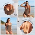 thumbnail image 6 of Zando Tummy Control Polyamide Tummy Control, One Piece Swimsuits (Women's XL), 6 of 7