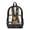 Abstract Lines Lion, variant on Xoenoiee Axolotl Soccer Star Print 17" Kids Backpack Lightweight Clear Backpack PVC Schoolbag for Girls, Large Capacity Bookbag Transparent Travel Daypack with Adjustable Straps for Middle School