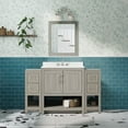 thumbnail image 3 of Linon Blakely Sandstone 31" Vanity Mirror and 2 Floor Cabinet Set, 3 of 6