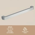 thumbnail image 4 of Yiwa 60" W x 76" H Frameless Shower Doors, Double Sliding Shower Door with Seal Strip Parts and Handle(Brushed Nickel), 4 of 8