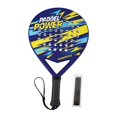 thumbnail image 4 of Almencla Padel Racket Comfortable Grip Paddle Tennis Racquet for Gym Matches Teenager Blue Yellow, 4 of 8
