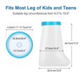 thumbnail image 4 of Housse de Pied pour Enfants Imperméable pour Douche Bain Plastique Étanche, 4 of 5