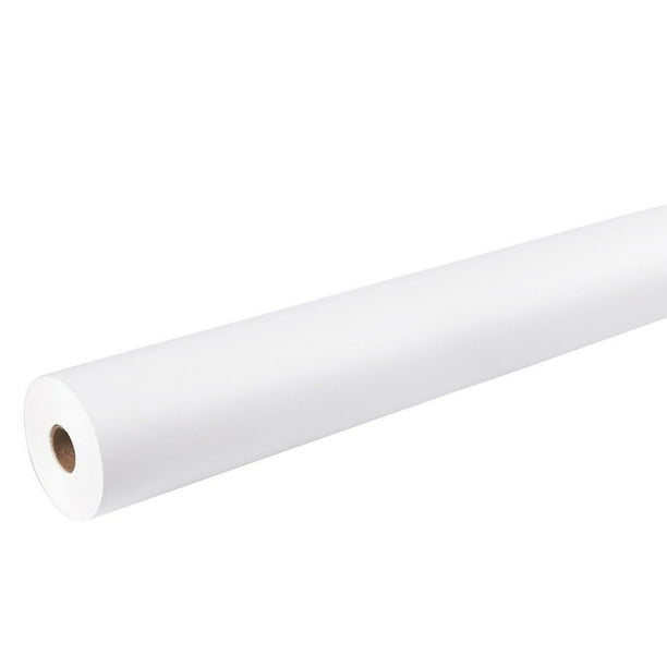 Kraft Paper Roll - Jumbo Packing Paper, White Gift Wrapping Paper Roll