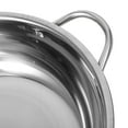 thumbnail image 4 of WEUVEB Small Cooking Pot Hot Pot Bowl Stainless Steel Quick Heating Restaurant Use 1 Set, 4 of 8