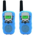 thumbnail image 1 of Walkie talkie azul para niños de 2 piezas, juguete de radio de dos vías, rango de 3 millas cai1561, 1 of 3