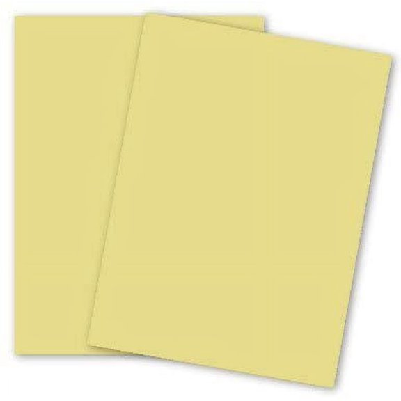 Domtar Colors - Earthchoice CANARY - Opaque Text - 11 x 17 Paper - 24/60 Text - 500 PK by Domtar Colors