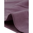 thumbnail image 5 of INSPIRE CHIC Women's Turn-Down Collar Flap Pockets Snap Button Faux Suede Jacket XL Gray Purple, 5 of 6