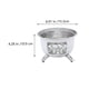 thumbnail image 5 of FOMIYES 1Jgo Barbecue Grill Portátil De Inoxidable Ideal Para Camping Picnics Y Reuniones En Exteriores, 5 of 6