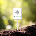 thumbnail image 3 of Eveokoki Garden Signs For Vegetables With Stake Parsley Garden Signs For Outside For Vegetables Labels For Garden Signs 4.6x6inch Flowers Funny Garden Stakes Tags Decorations, 3 of 5
