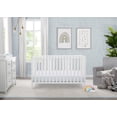thumbnail image 3 of Delta Children Heartland 4-in-1 Convertible Crib, Greenguard Gold Certified, Bianca White, 3 of 11