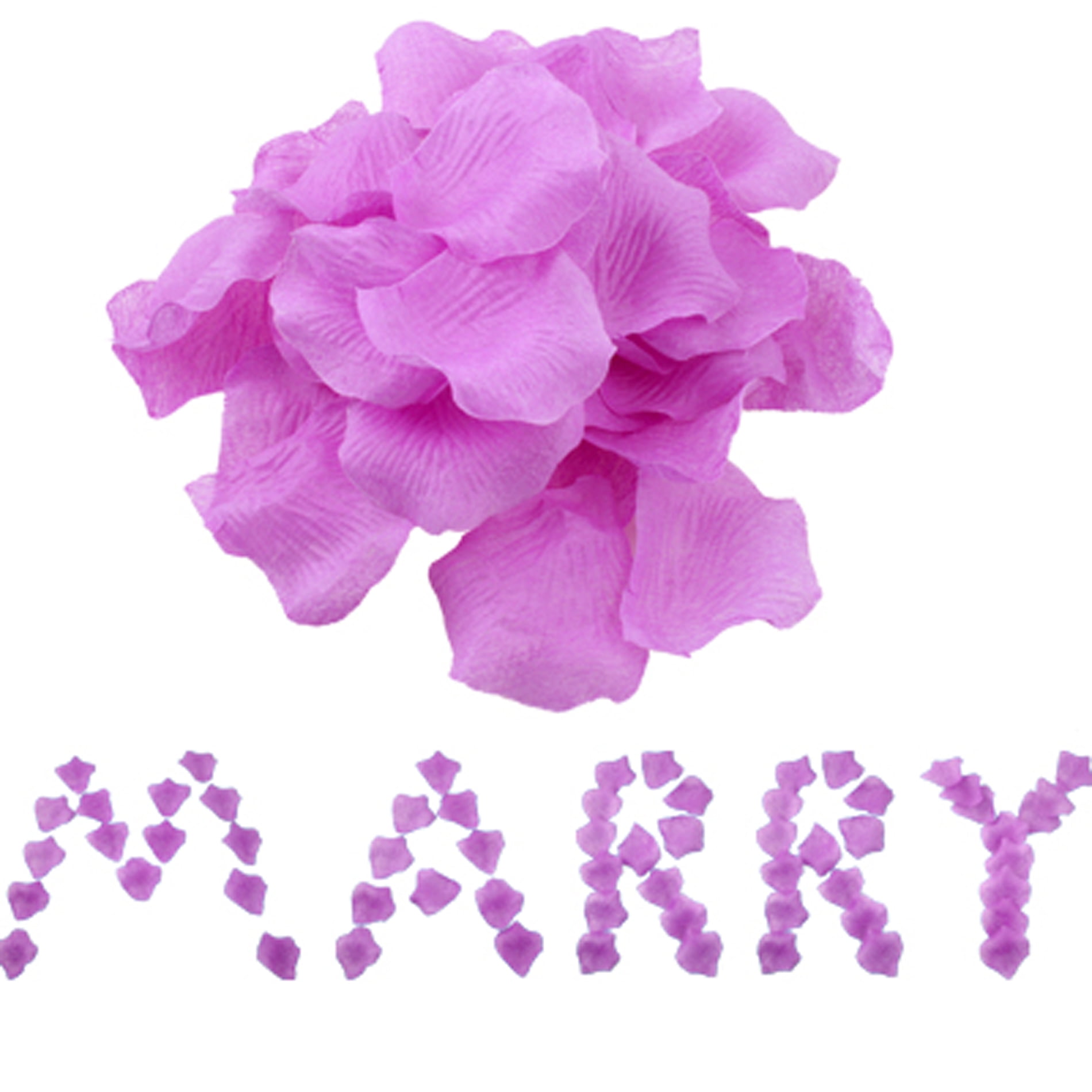 1000 Light Purple Silk Rose Petals Wedding Flower Favors
