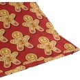 thumbnail image 7 of GZHJMY Christmas Gingerbread Pillow Cover 18 x 18 Inch, Soft Decorative Cushion Case Square Throw Pillow Cover for Sofa Living Room Couch Home Decor, 7 of 7