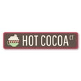 thumbnail image 2 of Hot Cocoa CT Yuletide Novelty Sign, Metal Wall Decor - 4x18 inches, 2 of 4